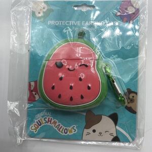 Squishmallow WANDA WATERMELON Protective Earbud‎ Case New In Package